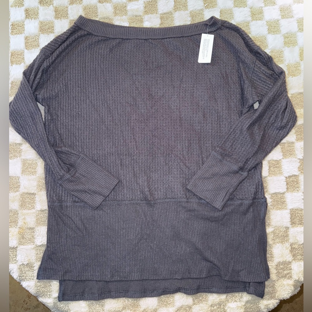 American Eagle Outfitters Charcoal Long Sleeve Top oversized‎ new